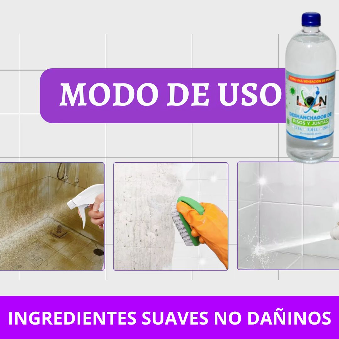 Desmancha y quita la suciedad en segundos 🧼