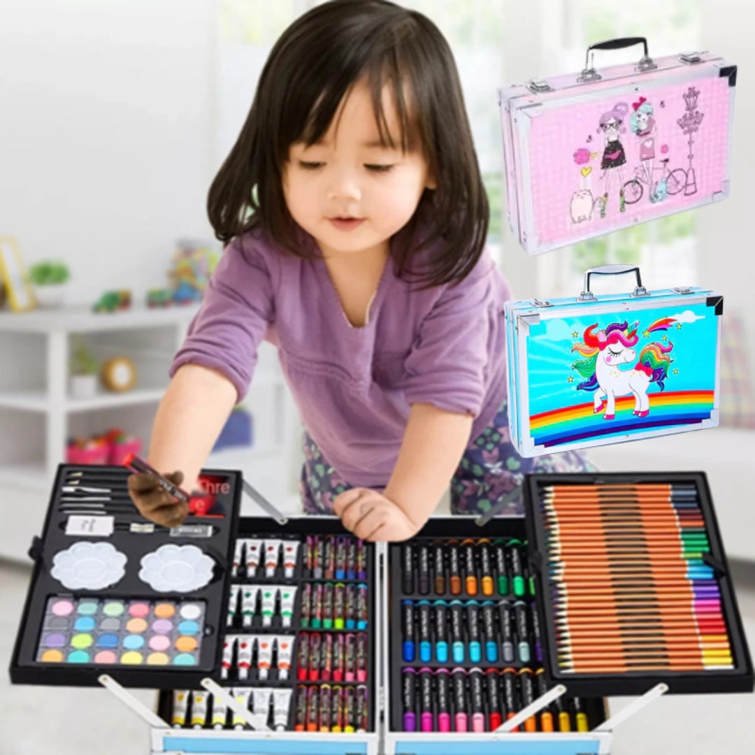 🎨 ¡145 piezas de creatividad! El set que todo artista necesita