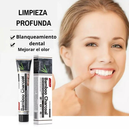 Lleva 2x1 🎁 ¡Limpieza Profunda y Blanqueamiento Natural con Bambú!