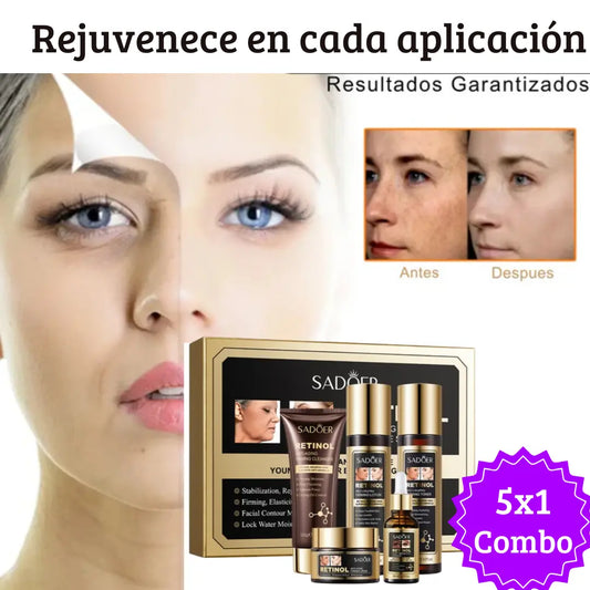 💧 El secreto de una piel radiante y firme 🎁COMBO 5X1