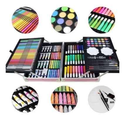 🎨 ¡145 piezas de creatividad! El set que todo artista necesita