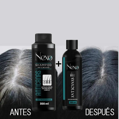 2x1 🎁  Shampoo + tratamiento Cubre Canas Black