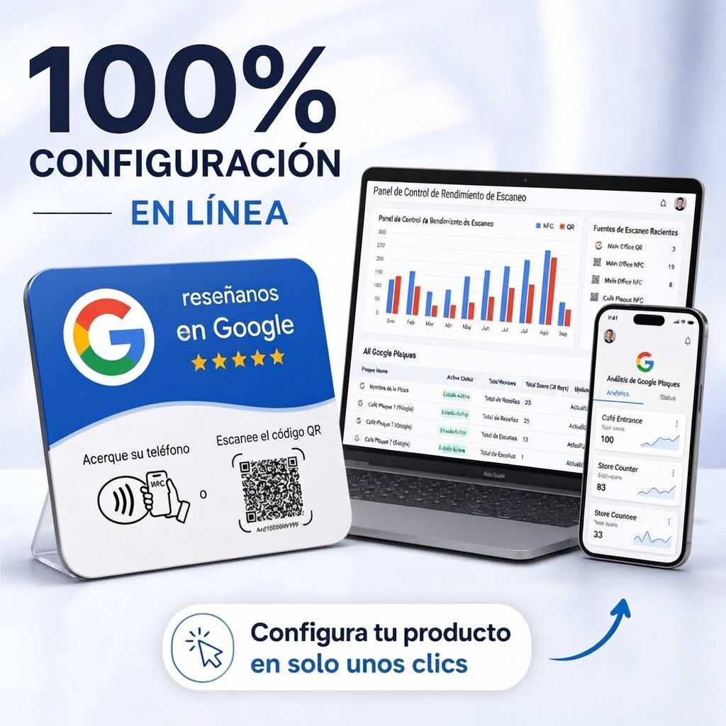 Placa de Google Reseñas