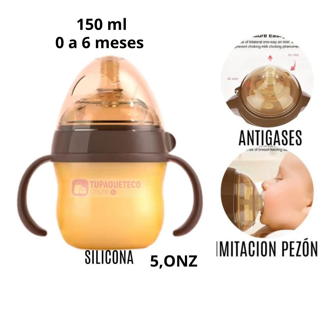 🍼 Biberón que Imita el Pecho Materno + ¡ENVÍO GRATIS! 🎁