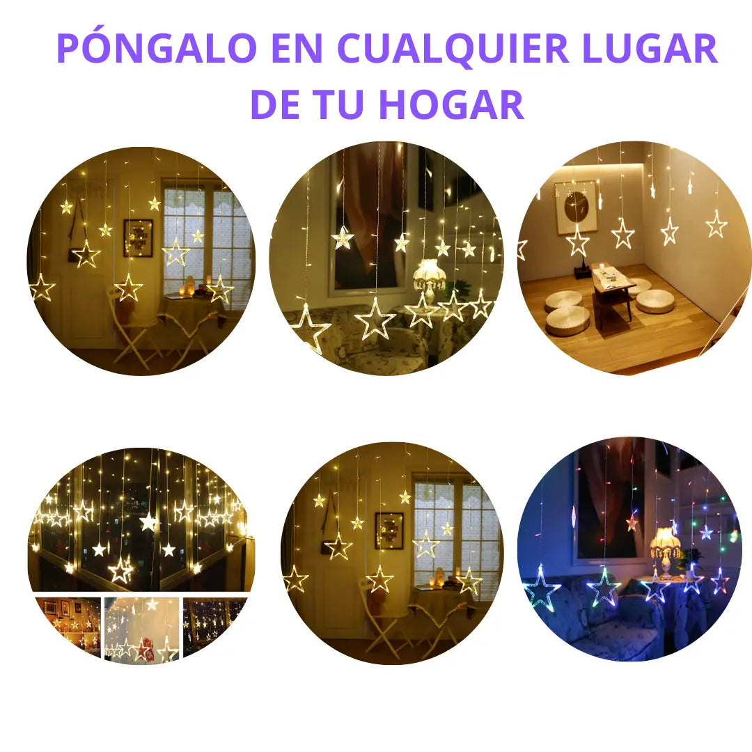 ✨ LA NAVIDAD EN TU HOGAR, BRILLA CON ESTRELLAS LED: 🎁 40% OFF