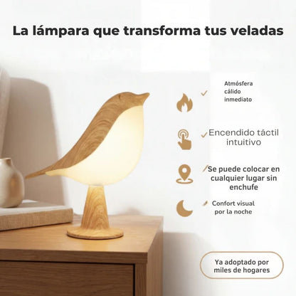 Lámpara de noche  inalámbrica: Encendido Táctil
