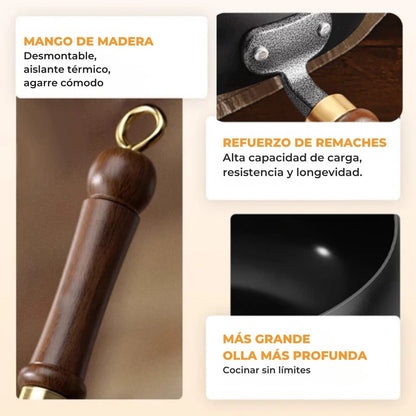 Olla de Hierro® Forjada Para Resistirlo Todo