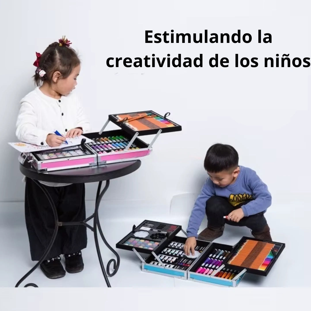 🎨 ¡145 piezas de creatividad! El set que todo artista necesita