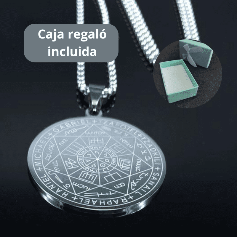 Collar Sello 7 Arcángeles: Amuleto de Protección y Fuerza