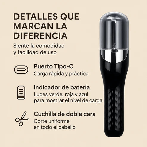 Corta solo lo dañado, sin perder longitud