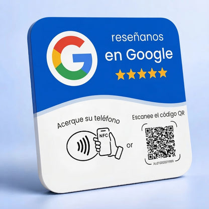 Placa de Google Reseñas