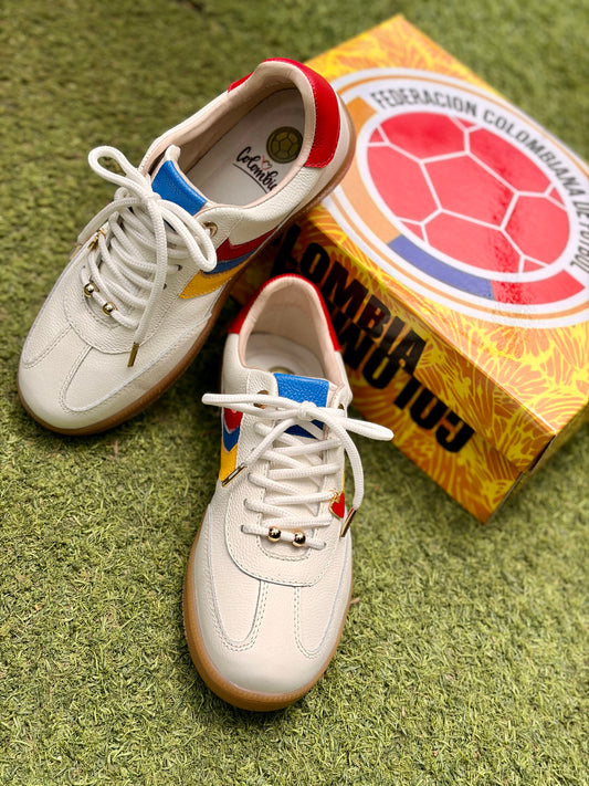Tenis  La Titular: 100% cuero genuino