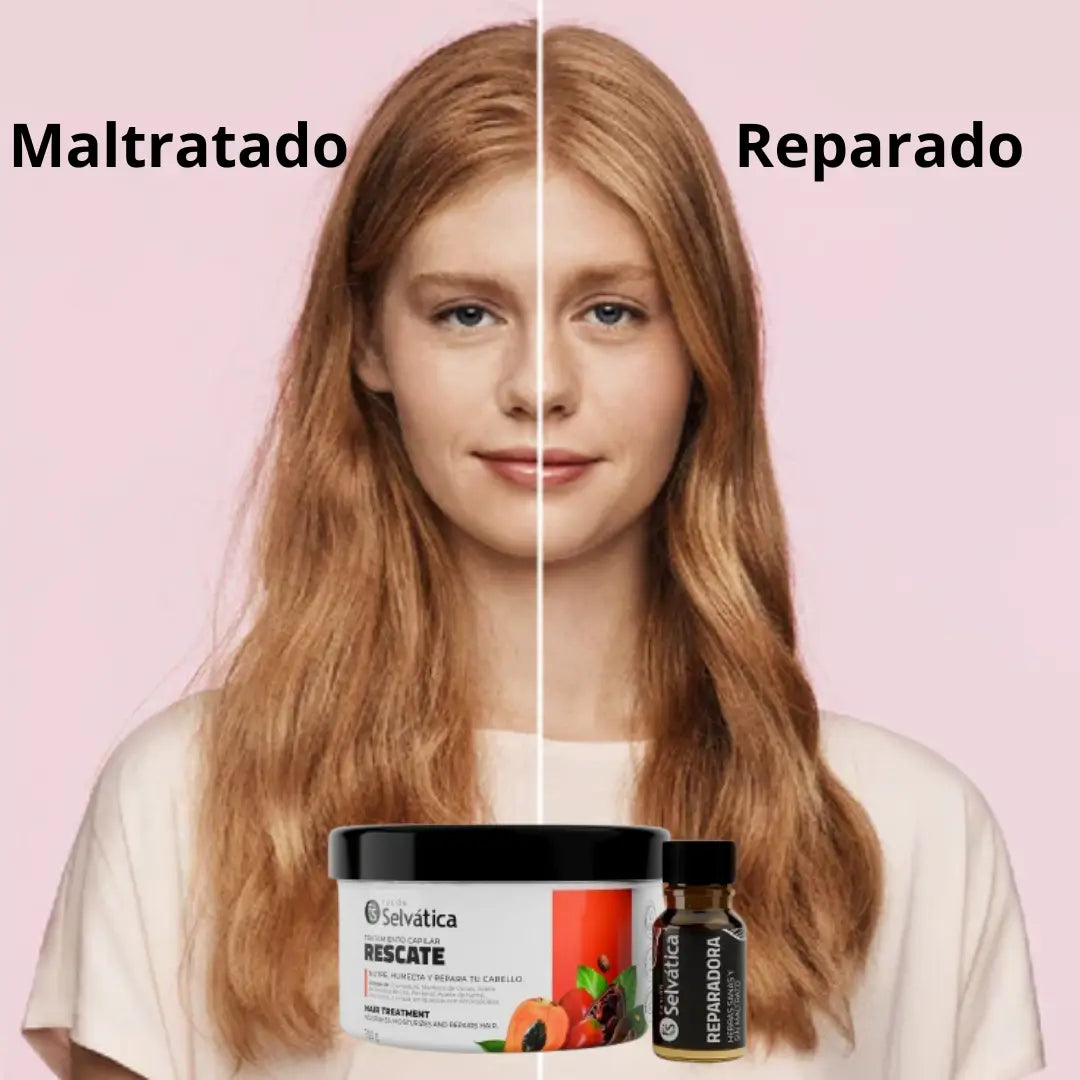 🎁 Dúo Rescate Capilar Cabello Maltratado