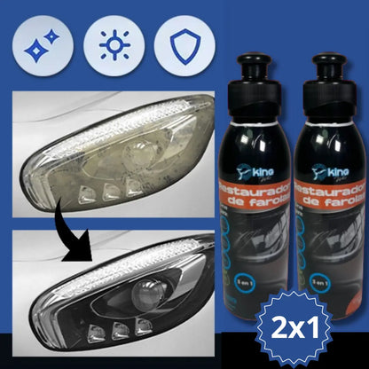 🎁 2x1 Potente agente reparador de faros avanzado