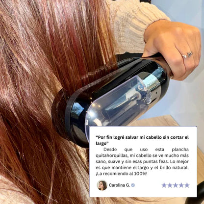 Corta solo lo dañado, sin perder longitud