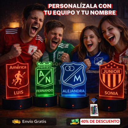 💡 Tu escudo, tu nombre… tu orgullo: LAMPARA LED