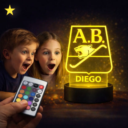 💡 Tu escudo, tu nombre… tu orgullo: LAMPARA LED