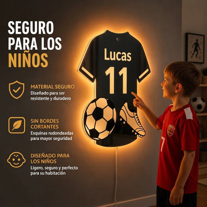 Lámina Acrílica LED| En Forma De Camiseta Personalizada Tipo Espejo