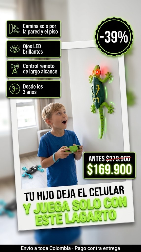 Lagarto Control Remoto