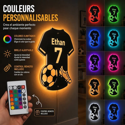 Lámina Acrílica LED| En Forma De Camiseta Personalizada Tipo Espejo